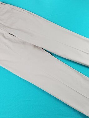 Eddie Bauer Men's 38x34 Khaki Ruston Fit Wrinkle Resistant Relaxed Chino Pants